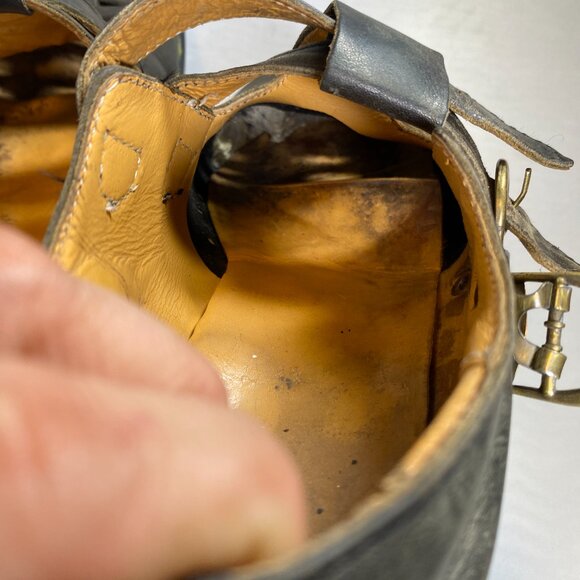 DR. MARTENS  MARY JANE CRAZY HORSE WOMENS SHOES Sz 6 - Picture 4 of 12